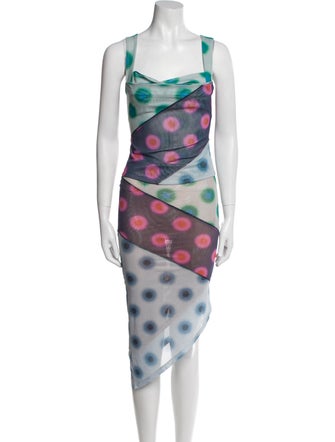 Miaou Silk Polka Dot Print Skirt Set