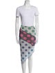 Miaou Silk Polka Dot Print Skirt Set