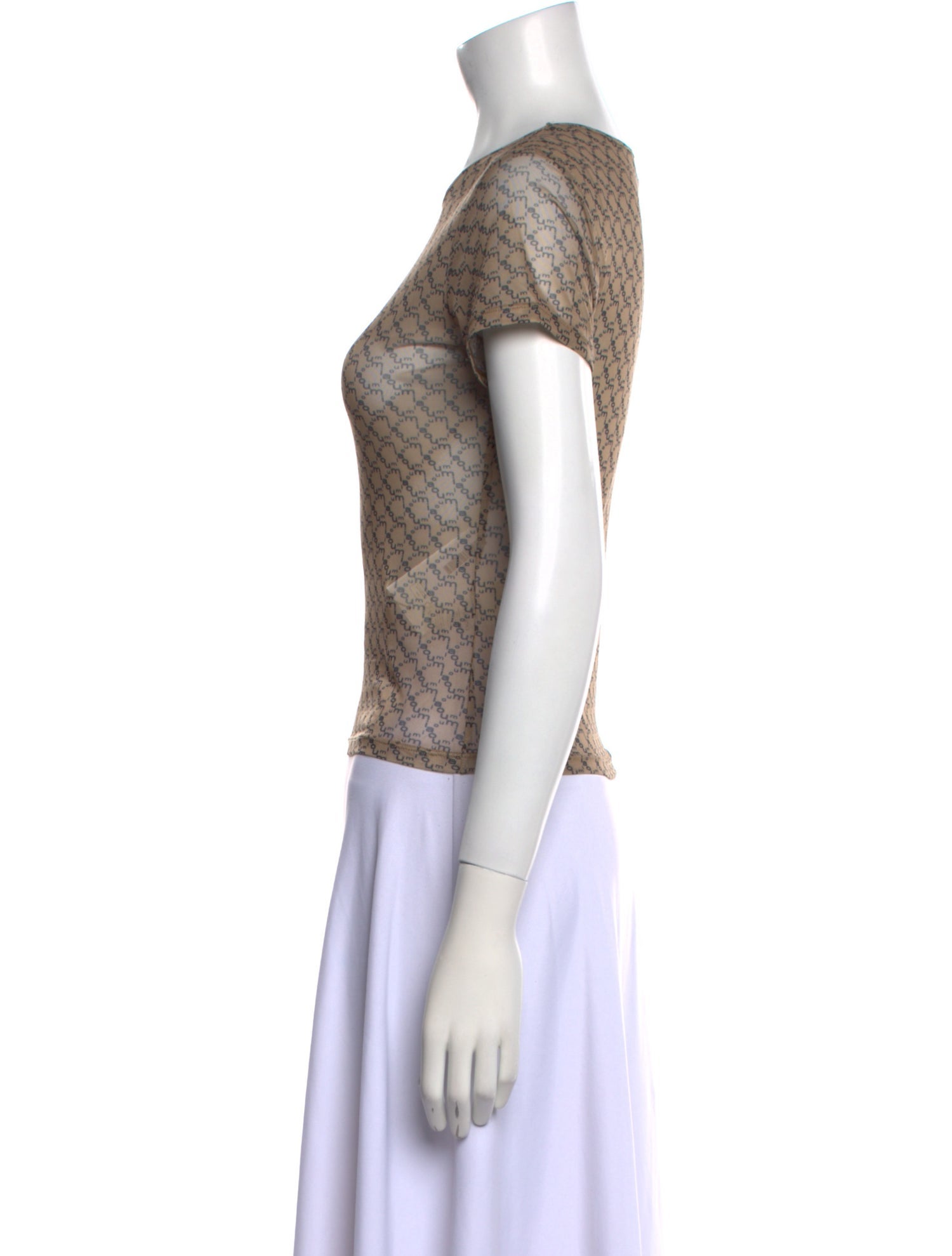 Miaou Printed Crew Neck T-Shirt