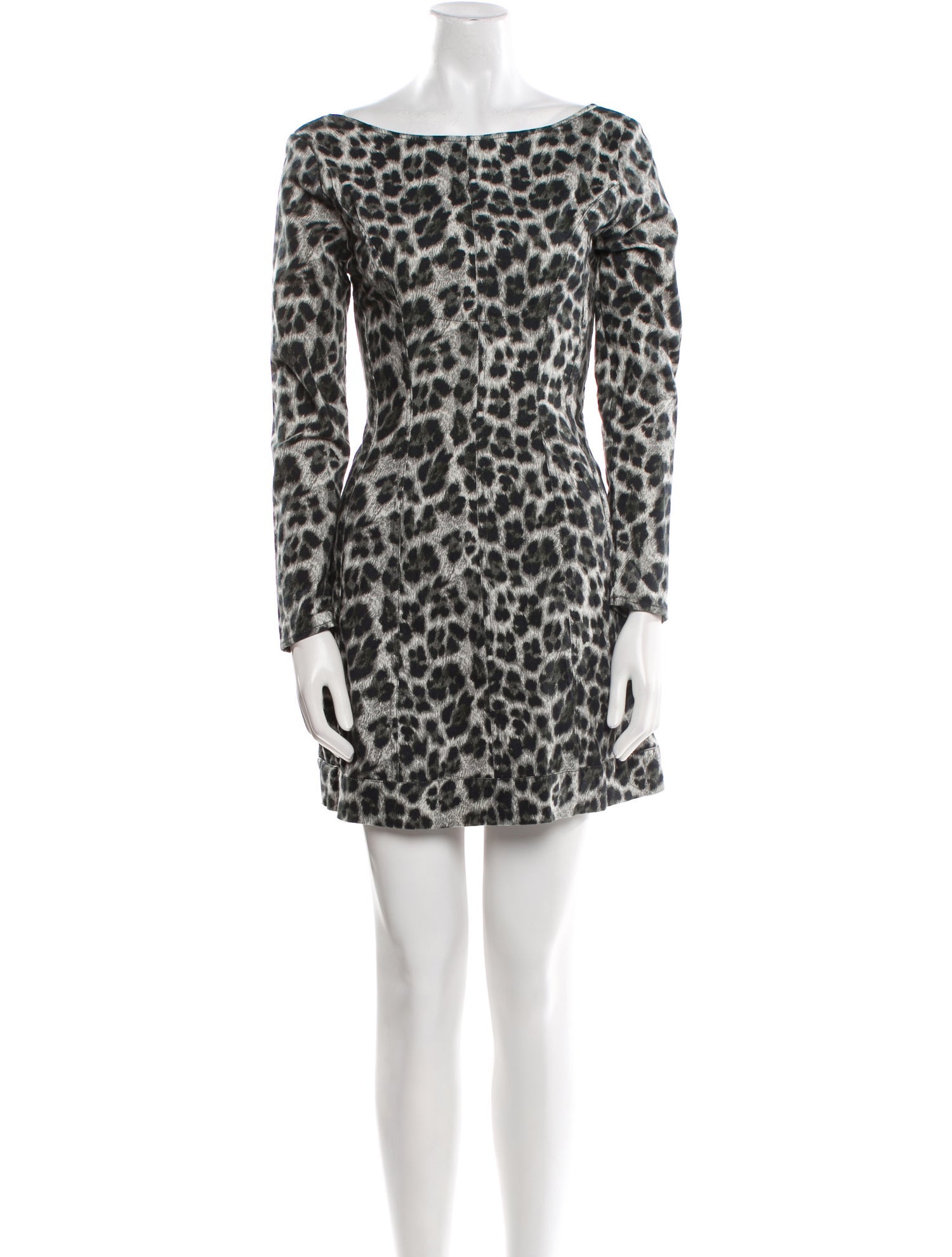Miaou Animal Print Mini Dress