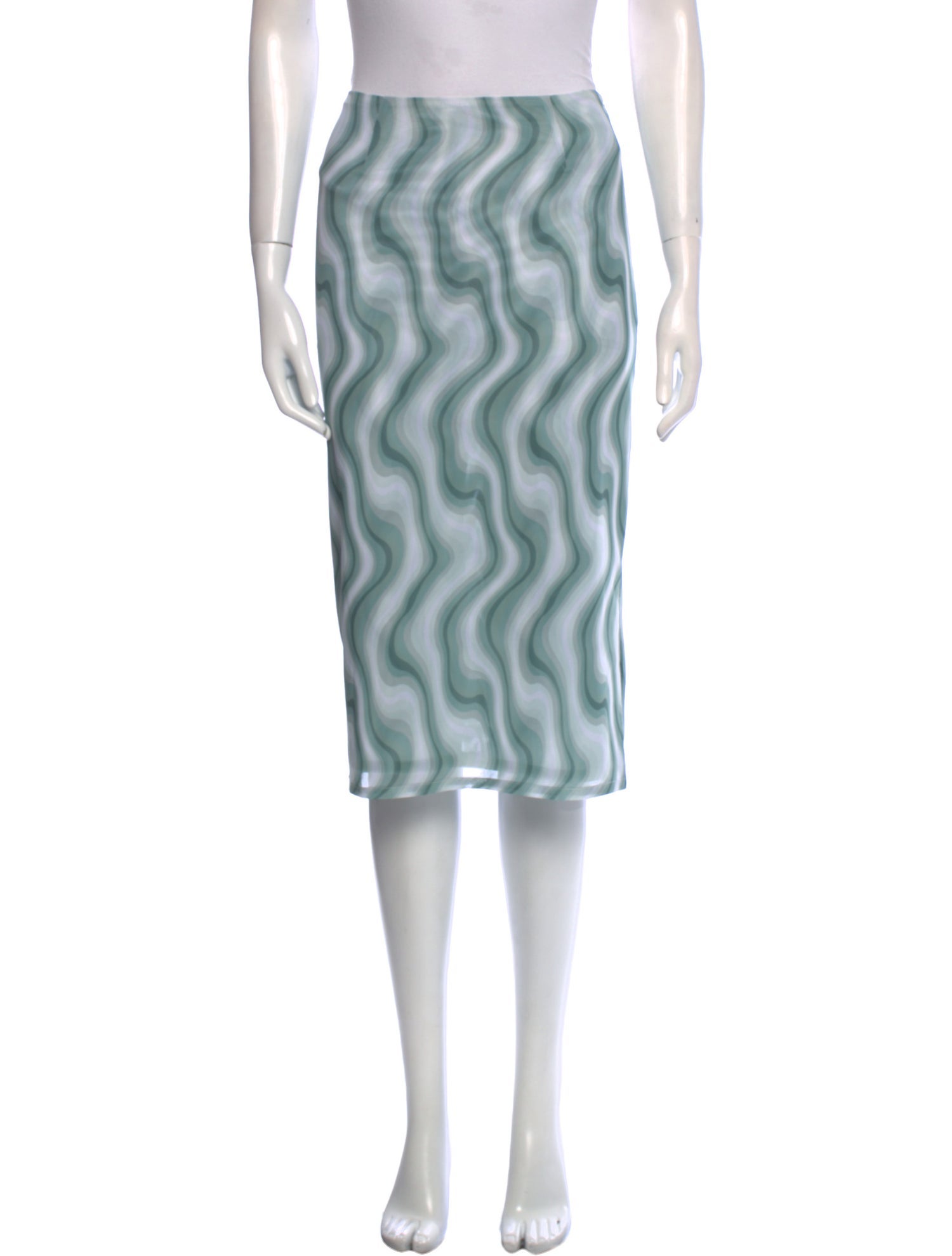 Miaou Printed Knee-Length Skirt