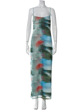 Miaou Printed Long Dress