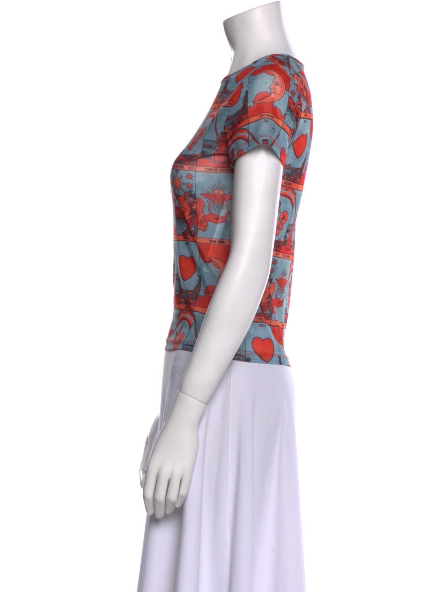 Miaou Printed Crew Neck T-Shirt