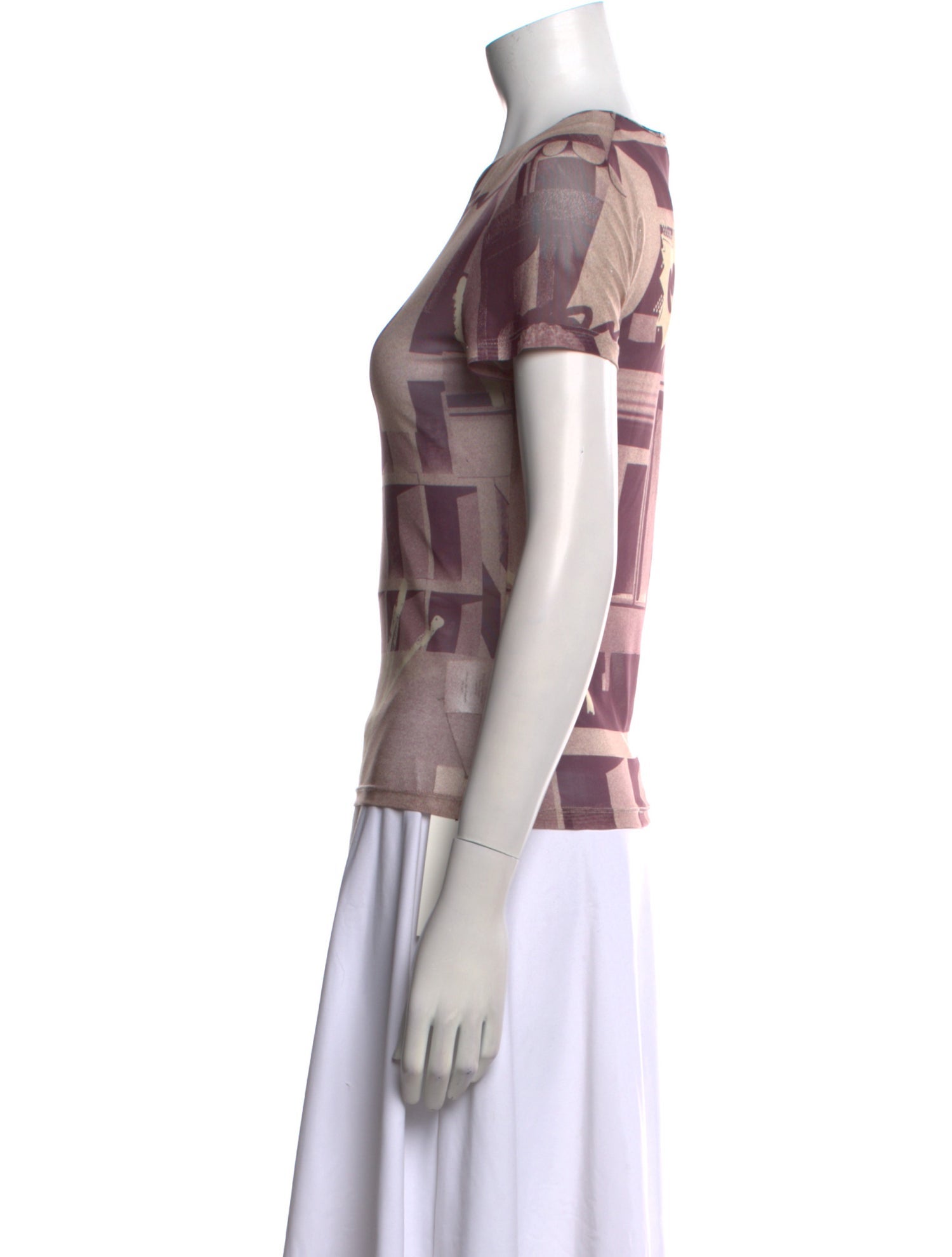 Miaou Printed Crew Neck T-Shirt