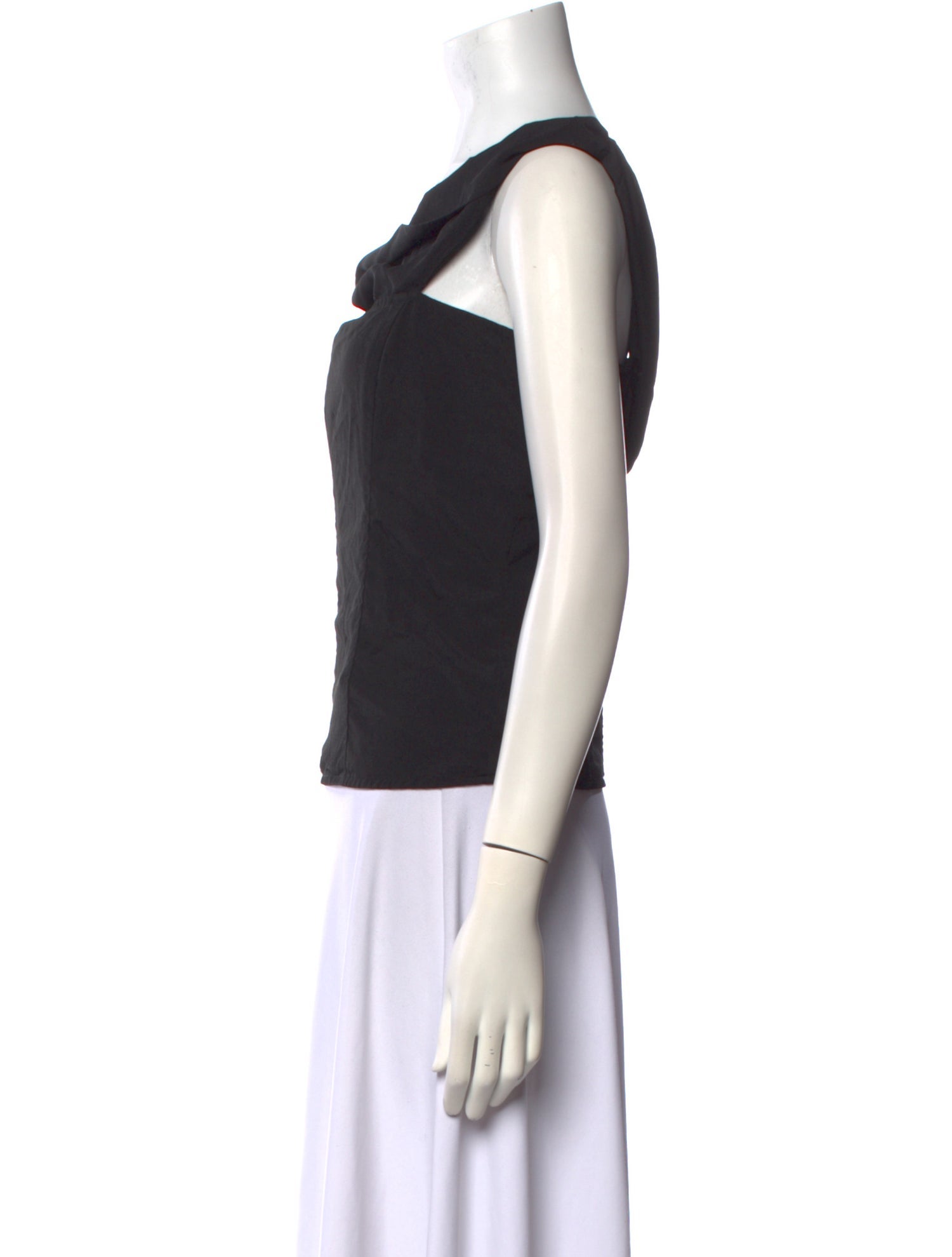 Miaou Cowl Neck Sleeveless Top