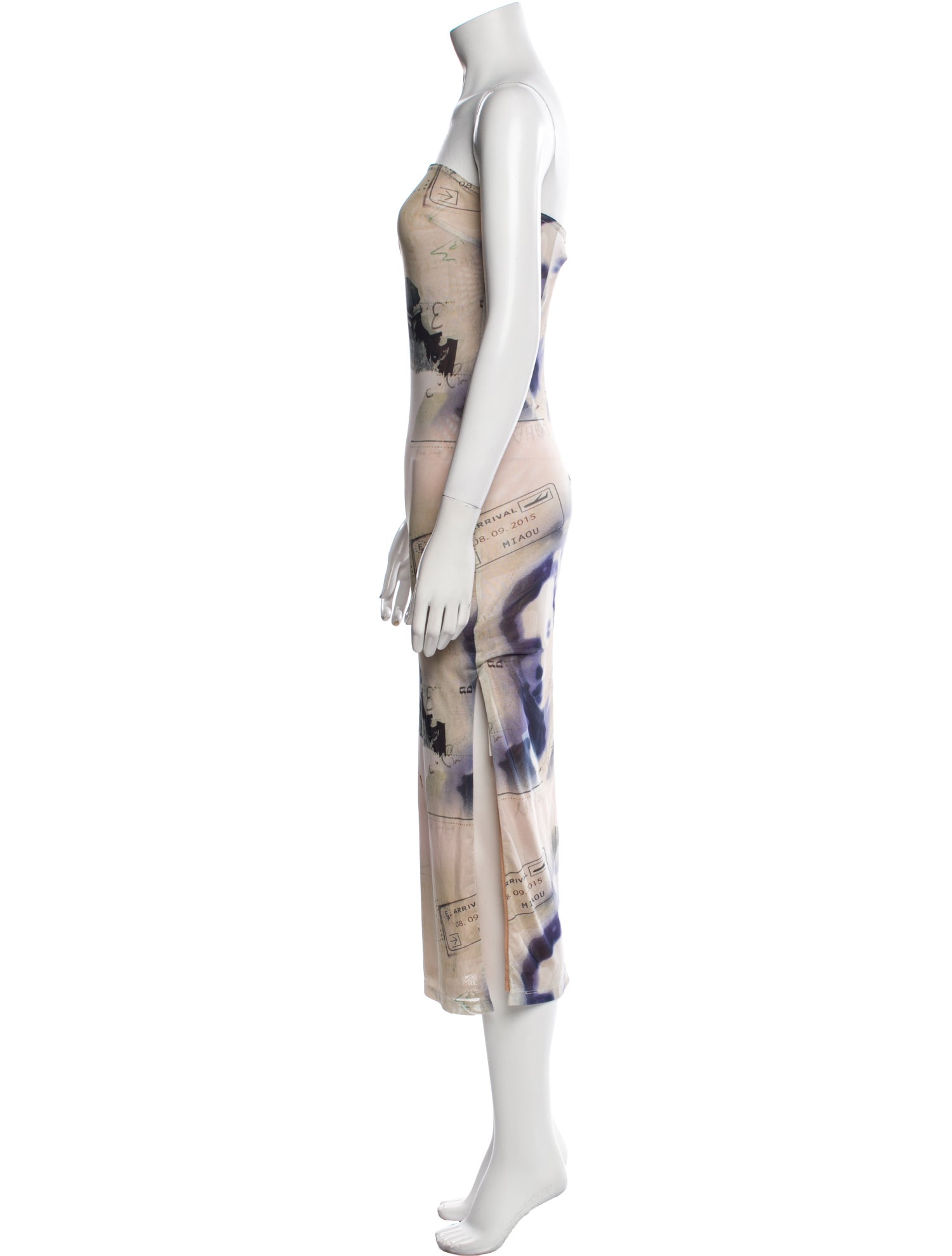 Miaou Printed Midi Length Dress