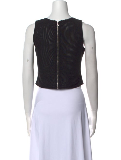 Miaou Square Neckline Sleeveless Crop Top