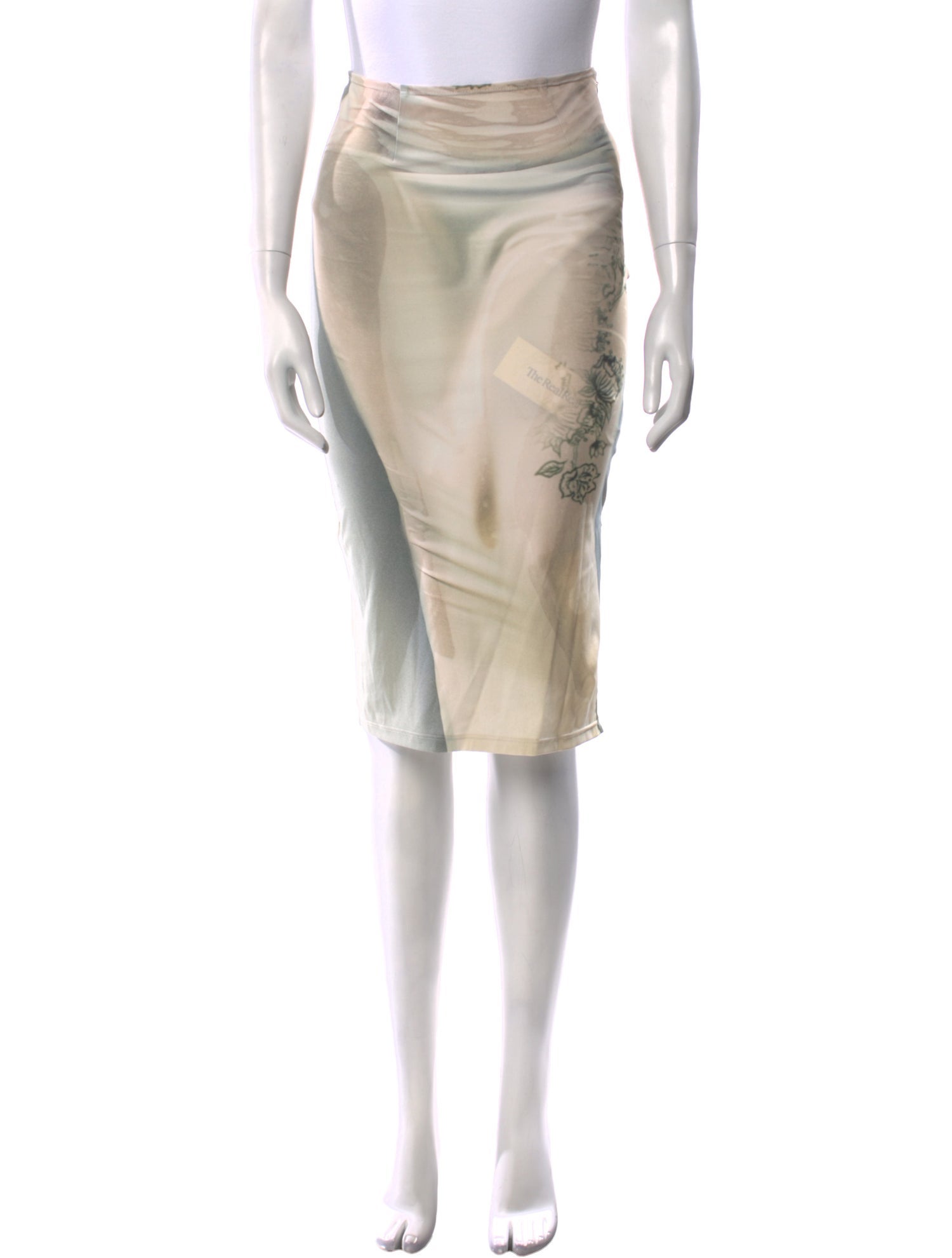 Miaou Nylon Knee-Length Skirt