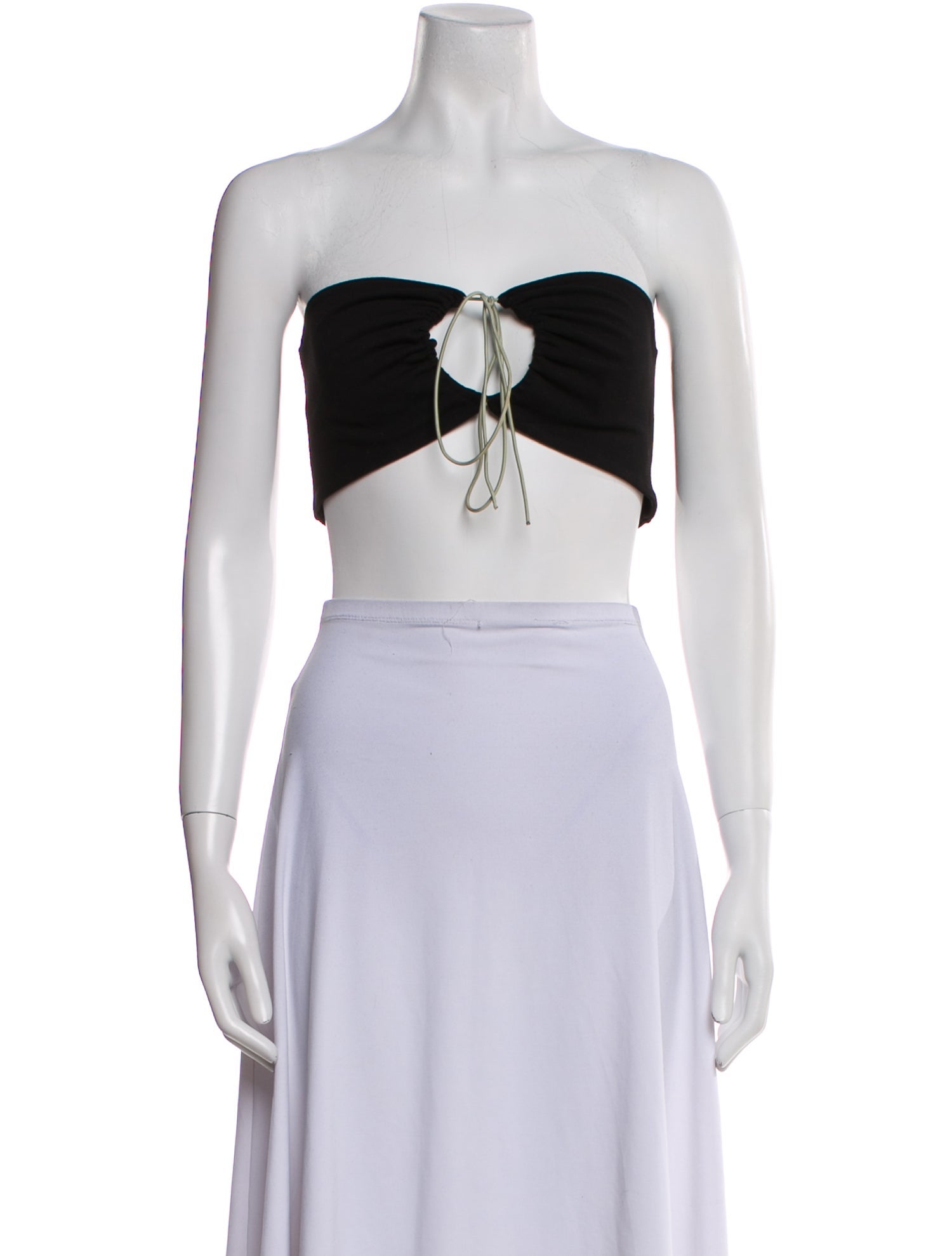 Miaou Strapless Crop Top