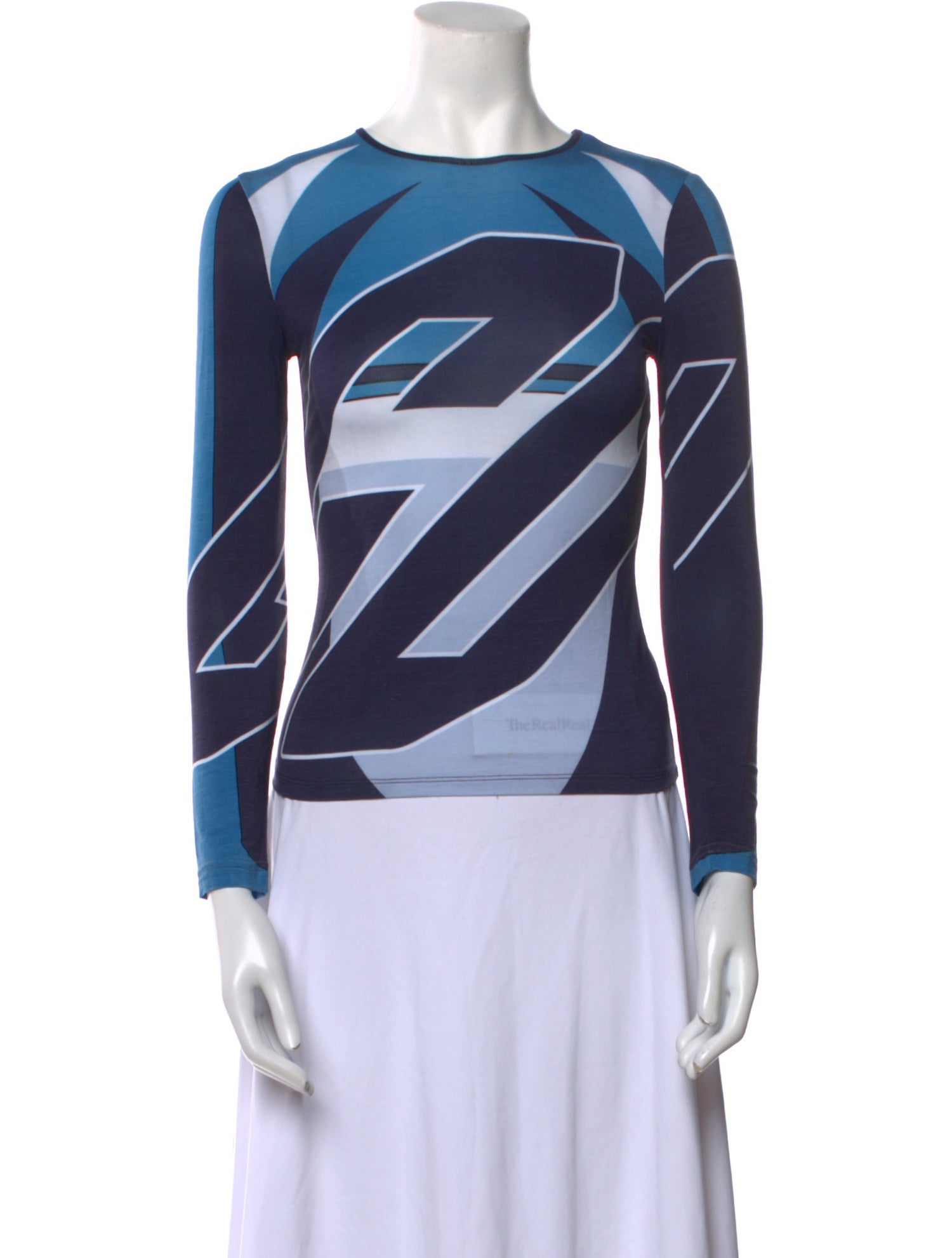 Miaou Printed Scoop Neck Sweatshirt