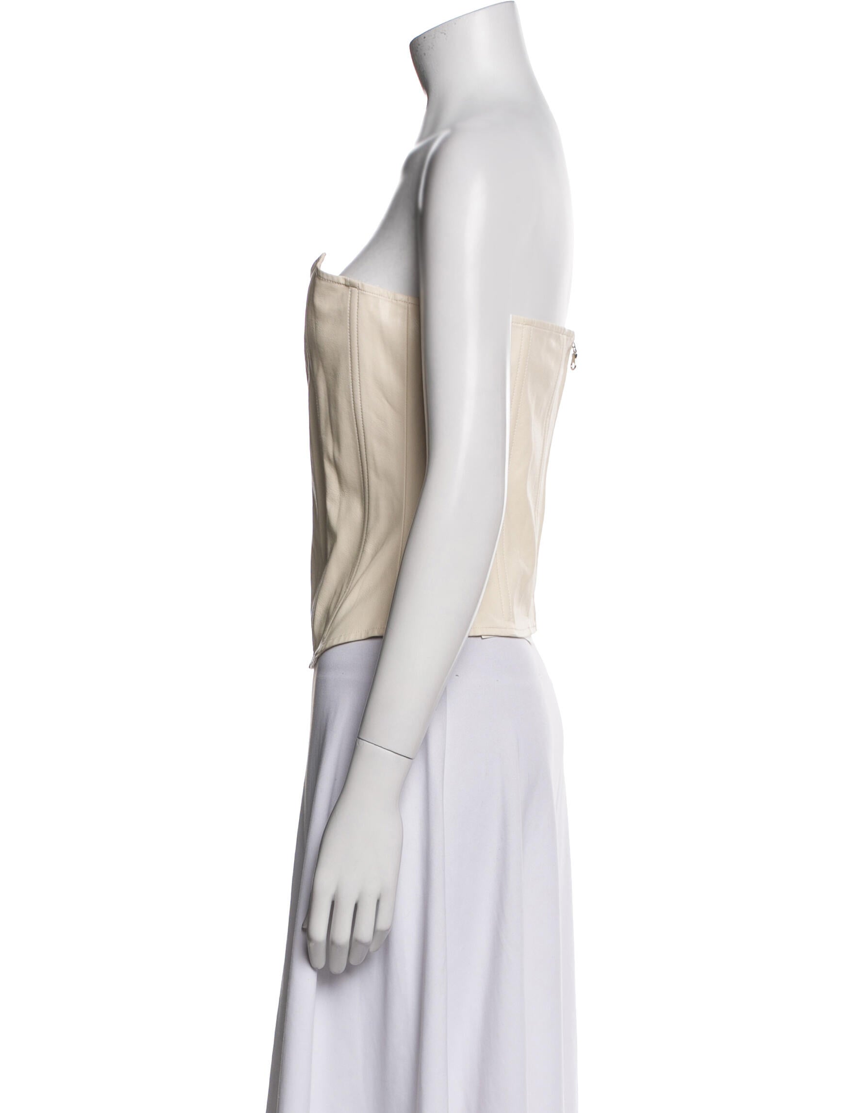 Miaou Strapless Crop Top