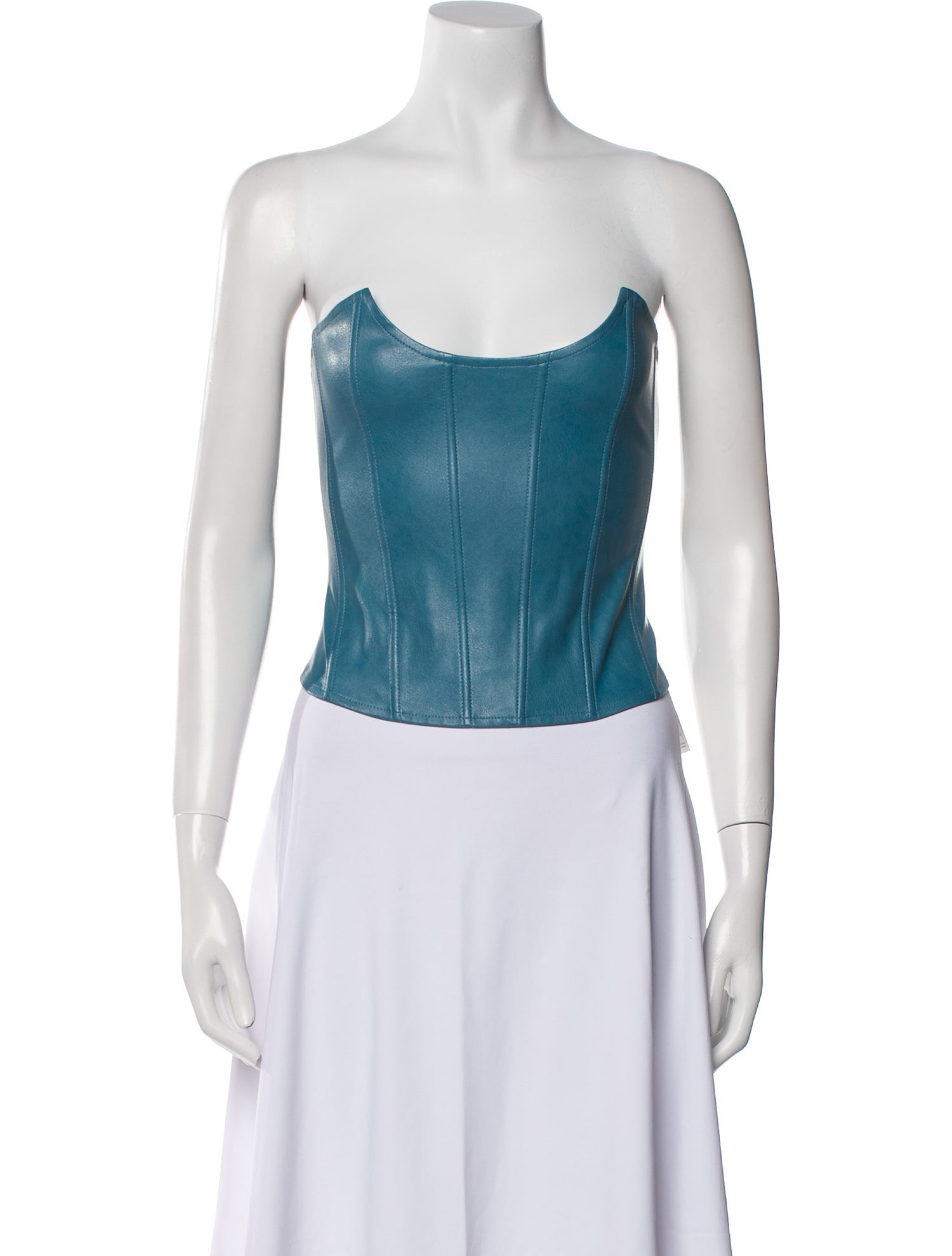 Miaou Strapless Crop Top