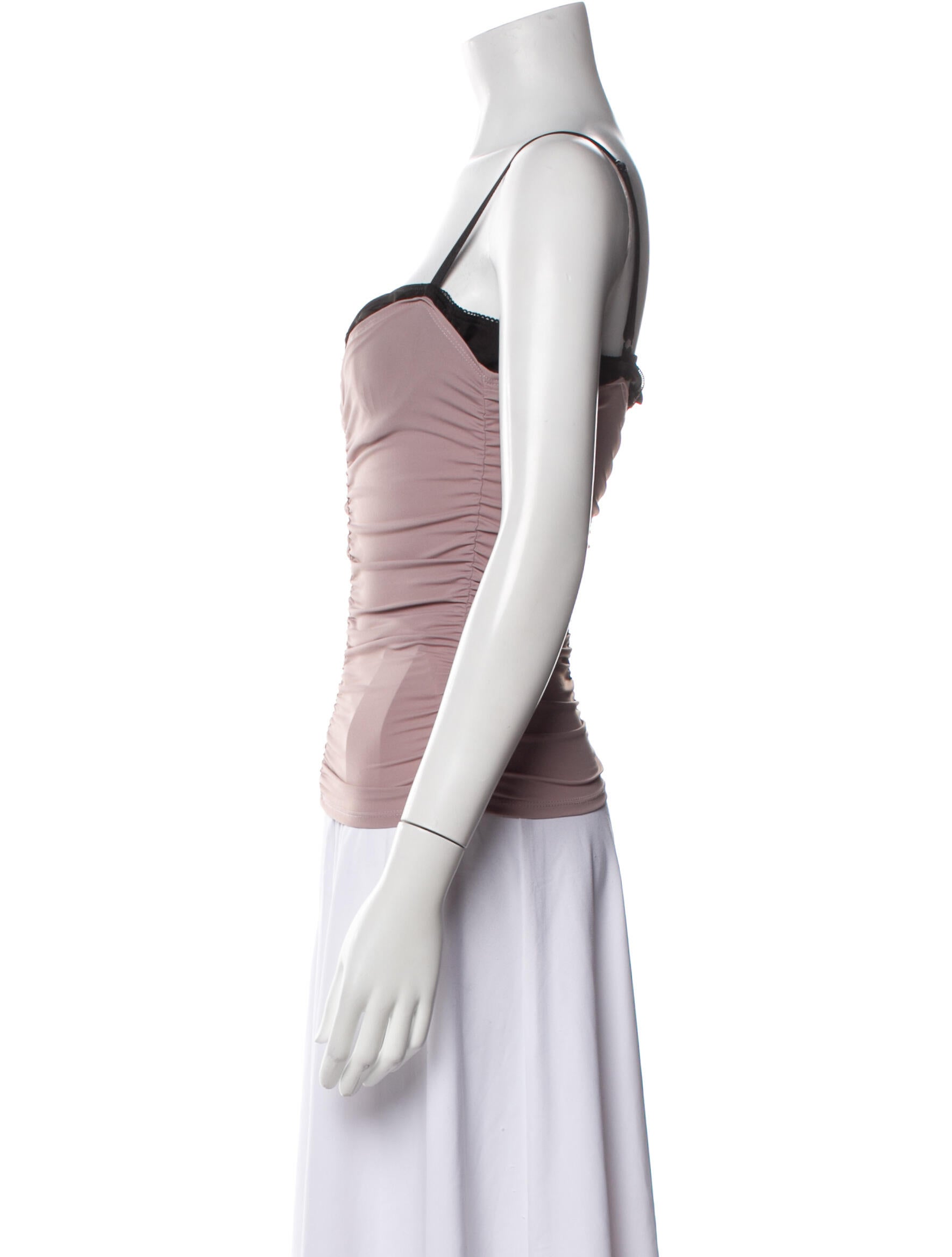 Miaou Square Neckline Sleeveless Top