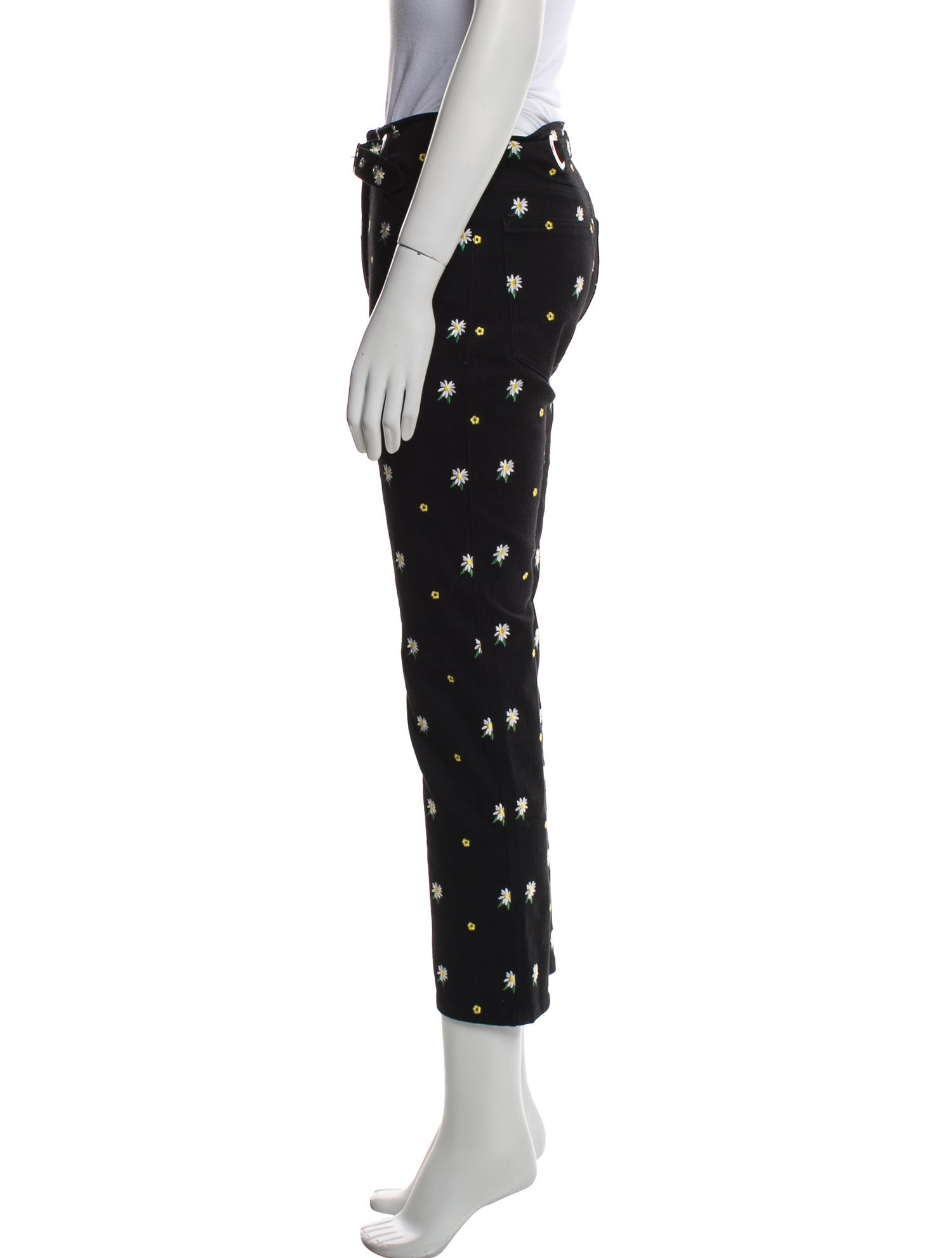 Miaou Mid-Rise Straight Leg Jeans