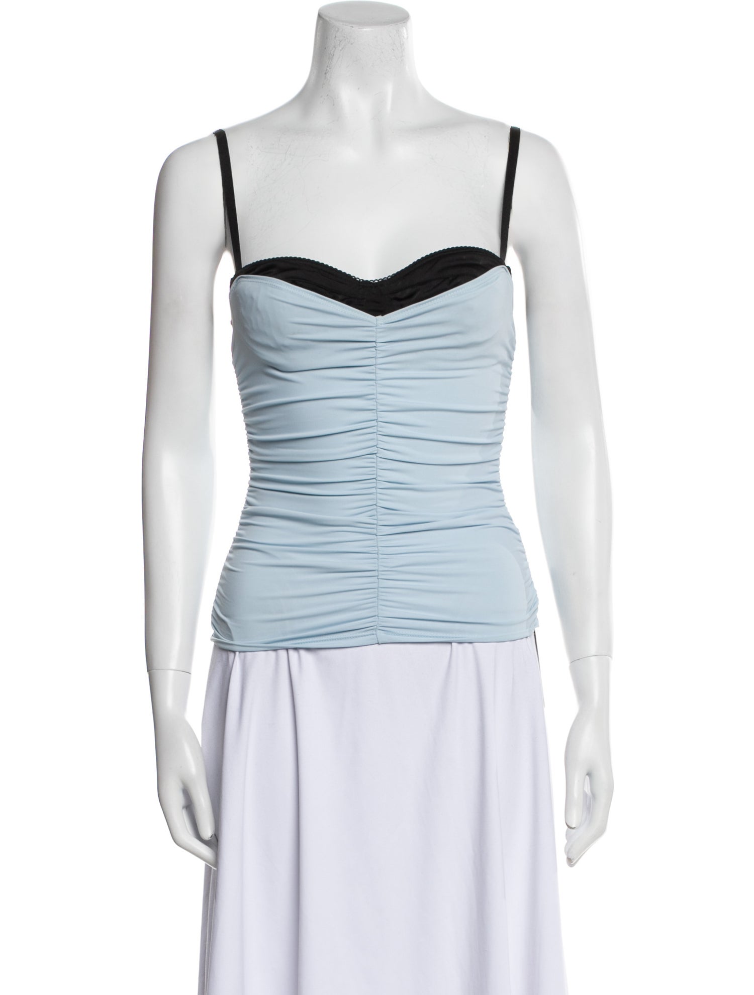 Miaou Square Neckline Sleeveless Top