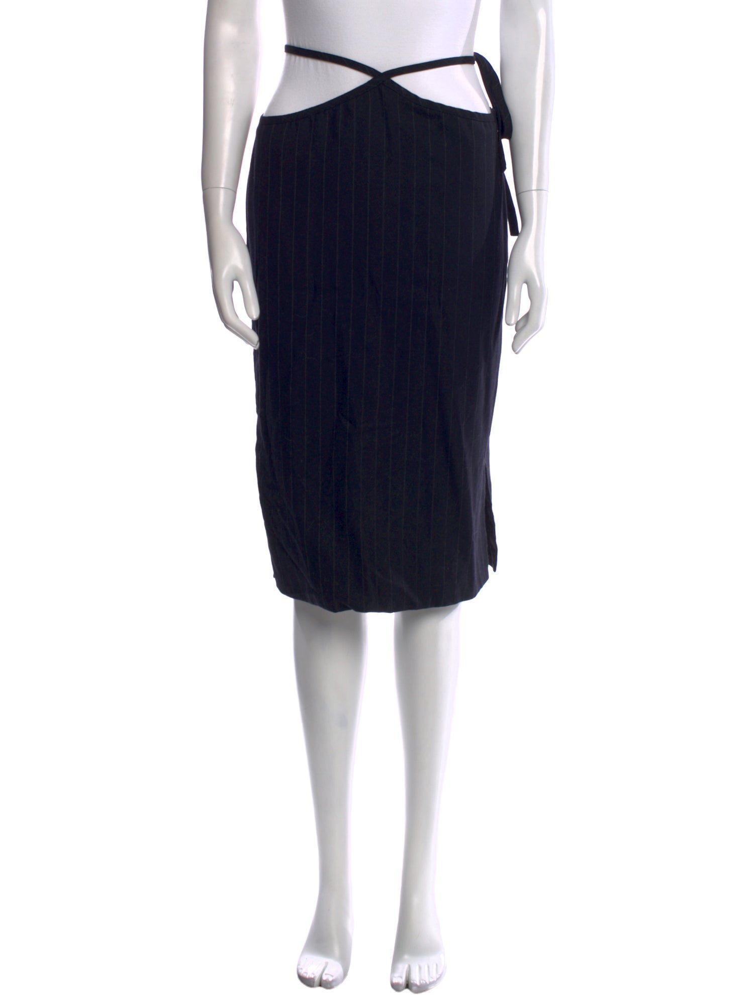 Miaou Cutout Accent Knee-Length Skirt