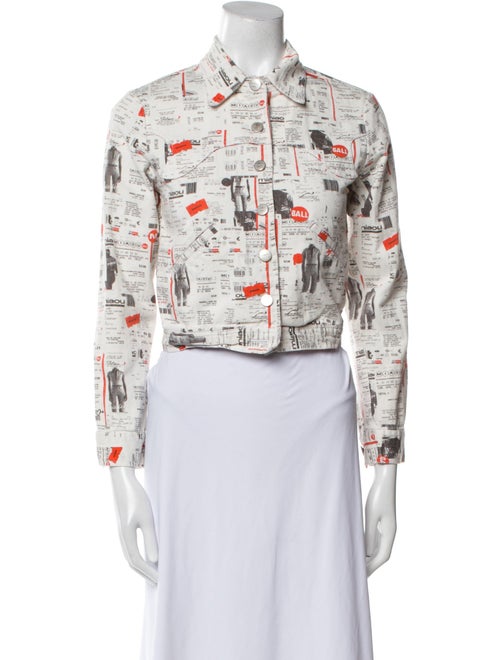 Miaou Printed Denim Jacket