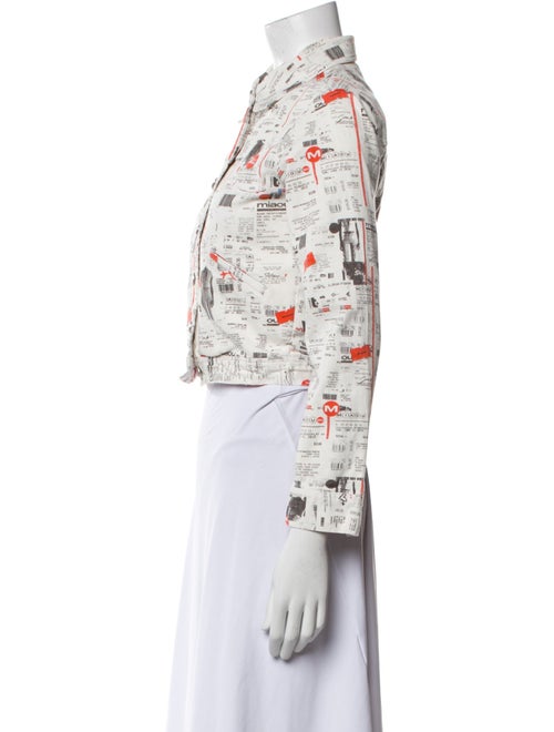 Miaou Printed Denim Jacket