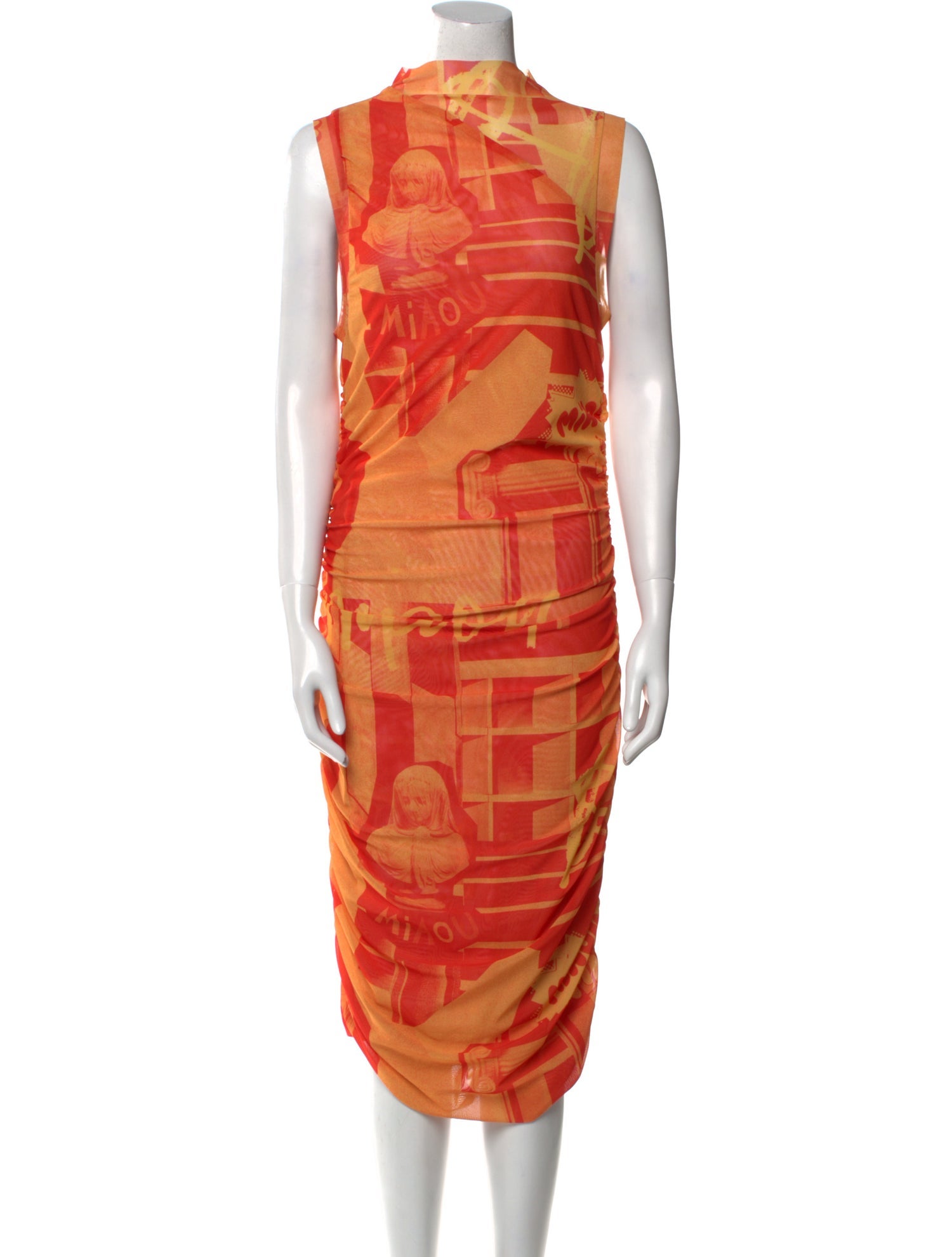 Miaou Printed Long Dress
