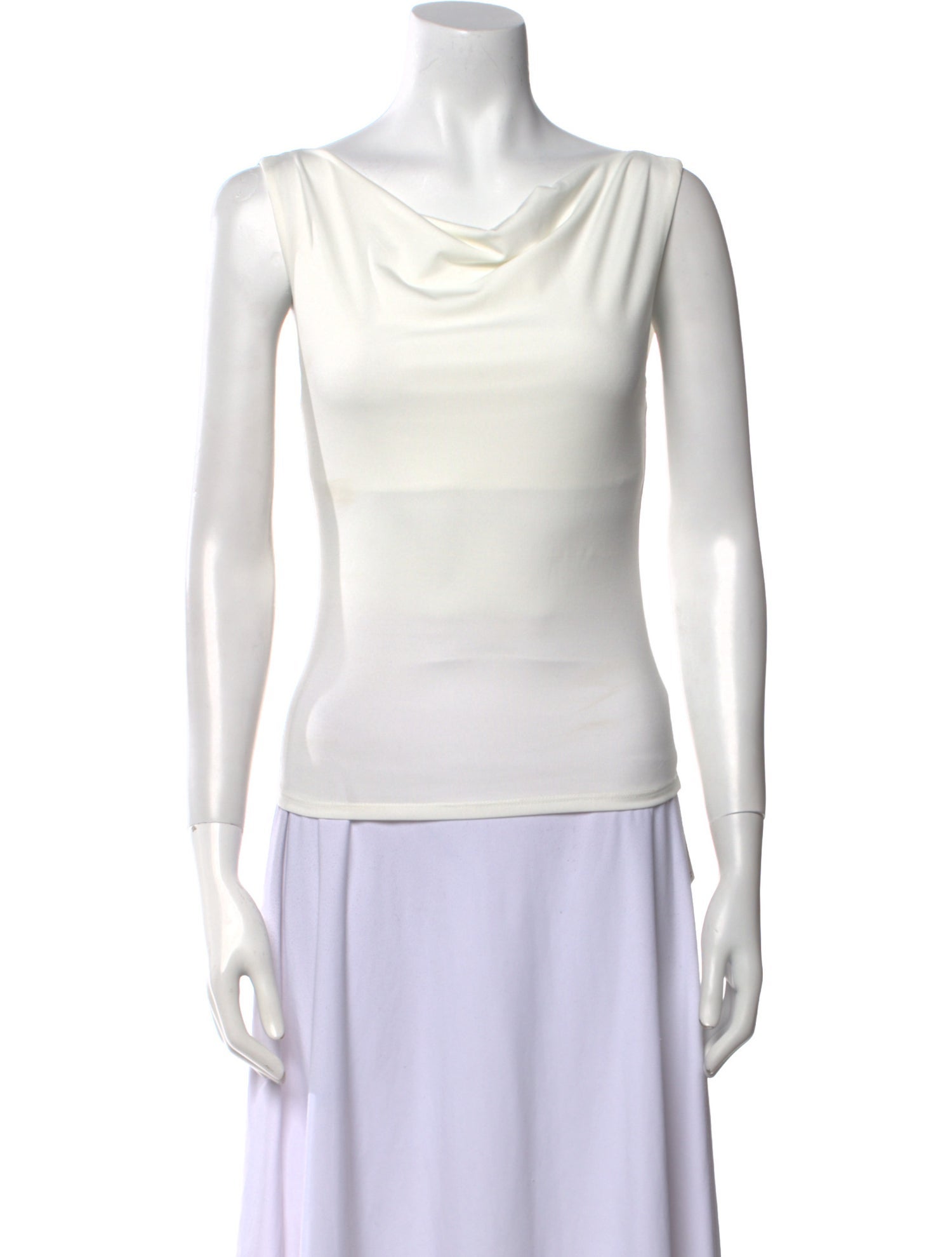 Miaou Cowl Neck Sleeveless Top