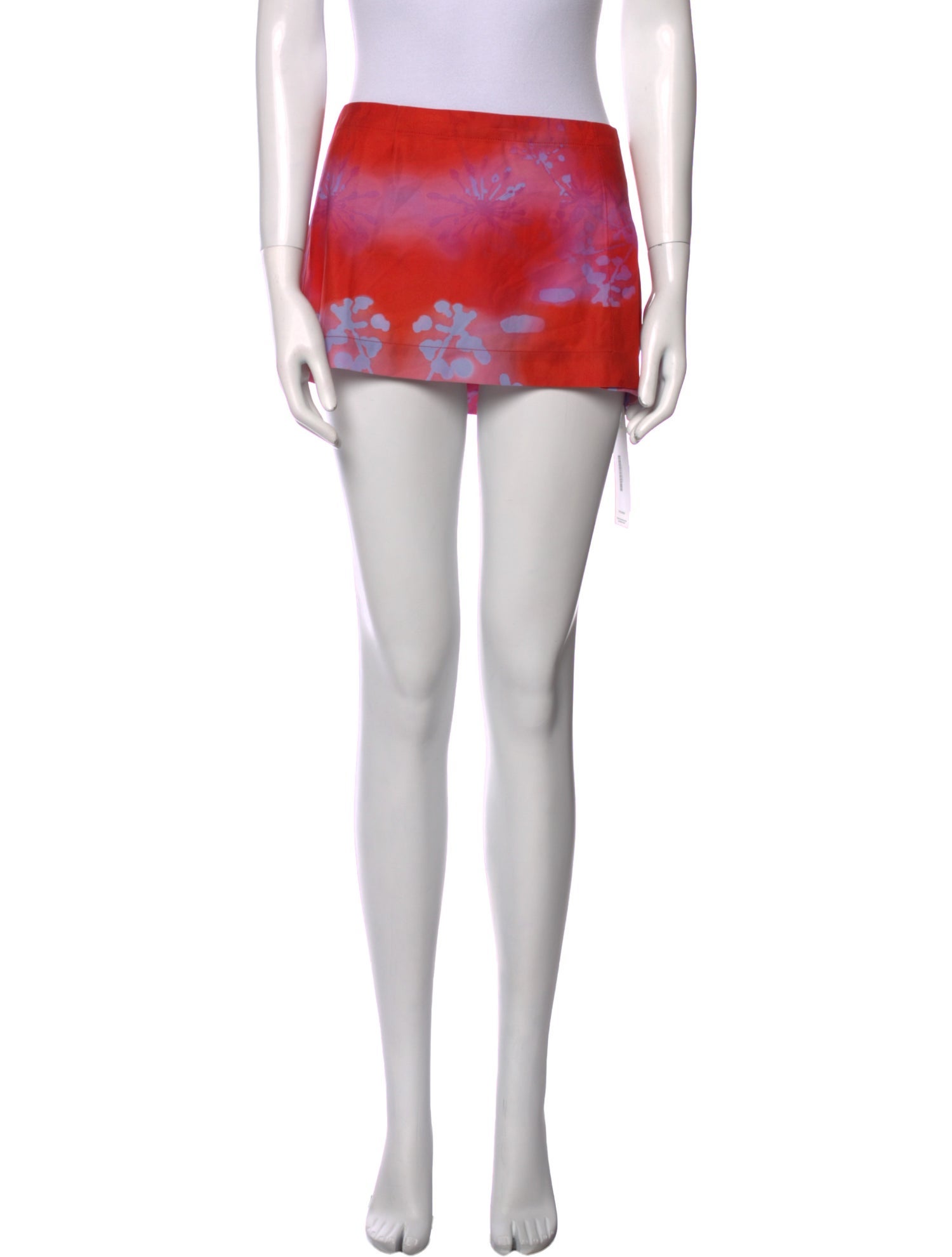 Miaou Printed Mini Skirt
