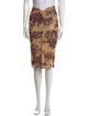 Miaou Printed Knee-Length Skirt