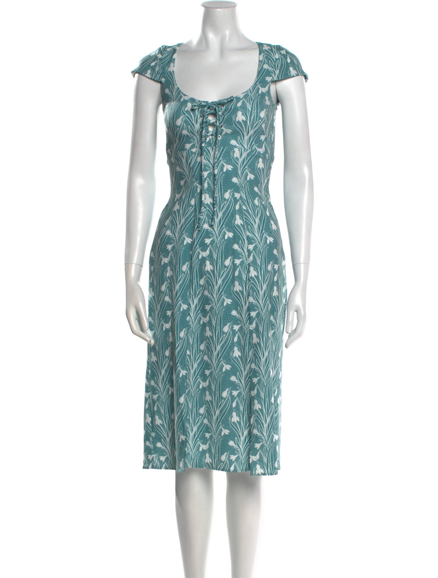 Miaou Printed Midi Length Dress w/ Tags