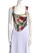 Miaou Printed Cowl Neck Top