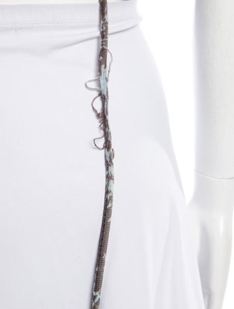 Miaou Printed Square Neckline Top