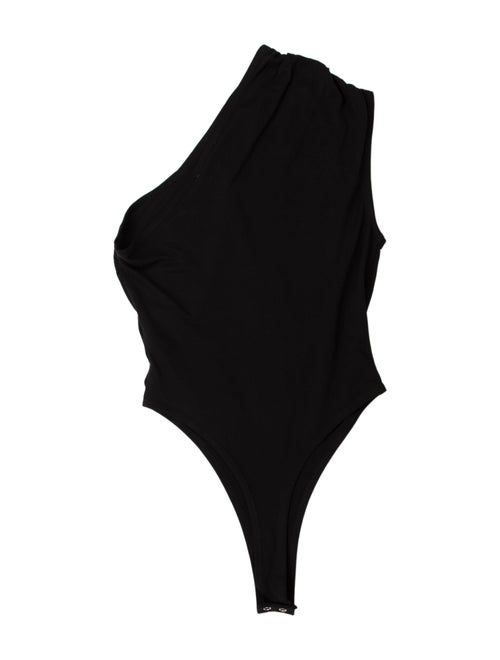 Miaou Cowl Neck Short Sleeve Bodysuit