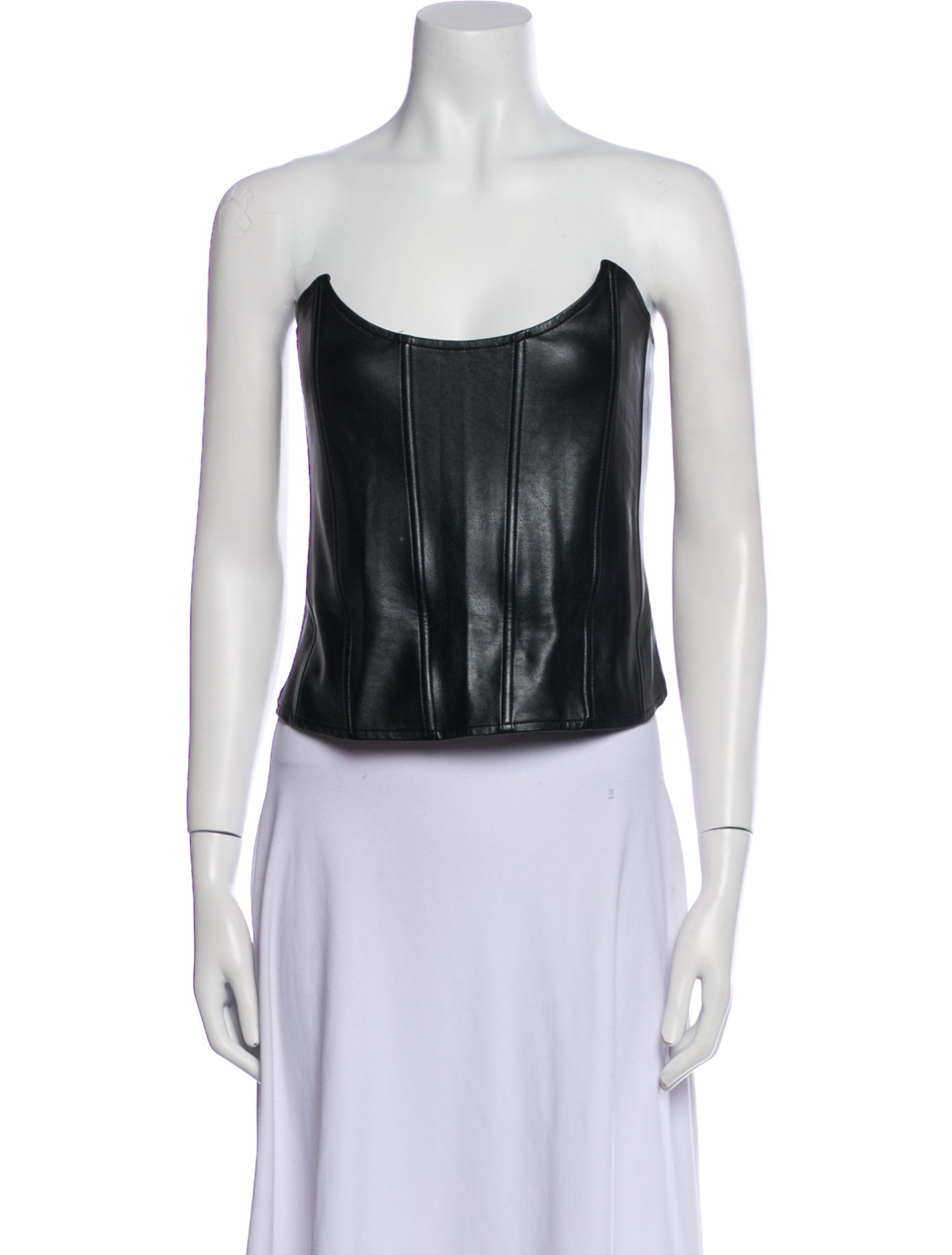 Miaou Strapless Crop Top