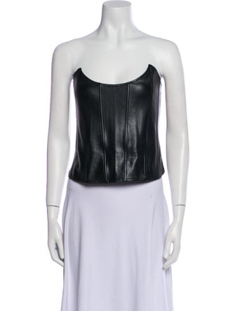 Miaou Strapless Crop Top