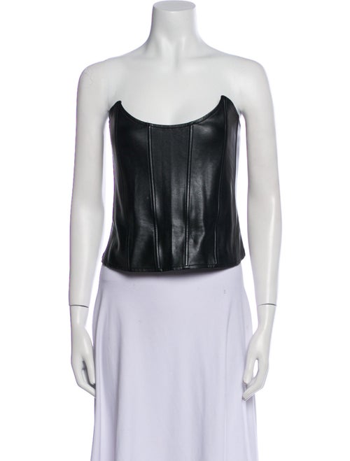 Miaou Strapless Crop Top