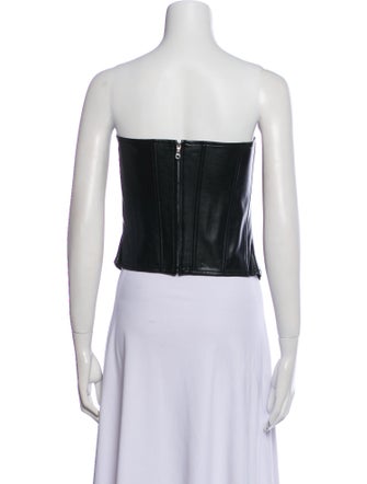 Miaou Strapless Crop Top