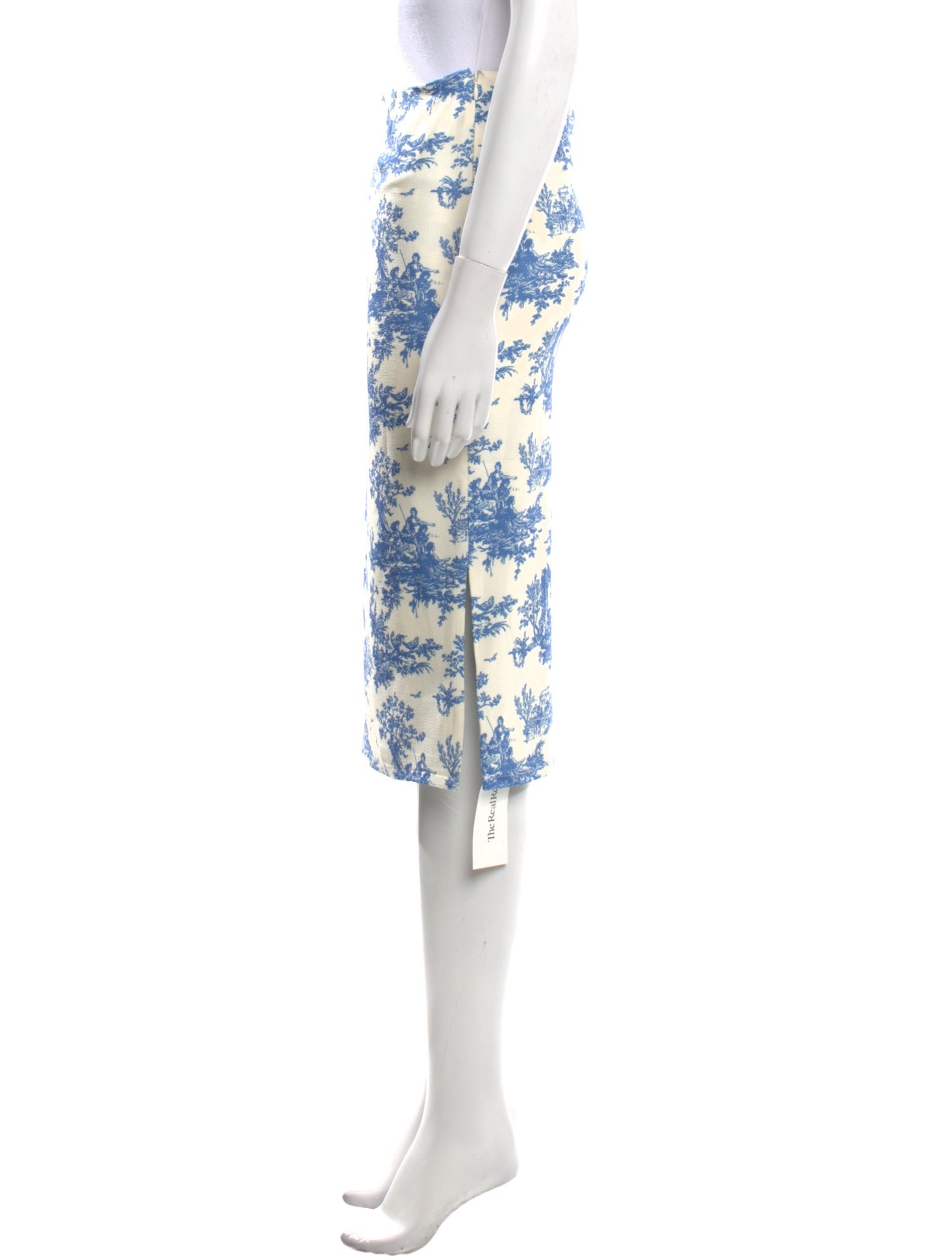 Miaou Floral Print Midi Length Skirt