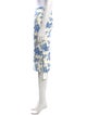 Miaou Floral Print Midi Length Skirt