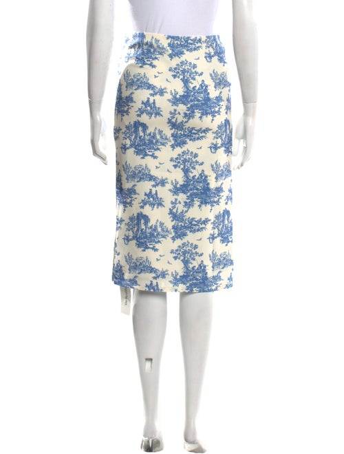 Miaou Floral Print Midi Length Skirt