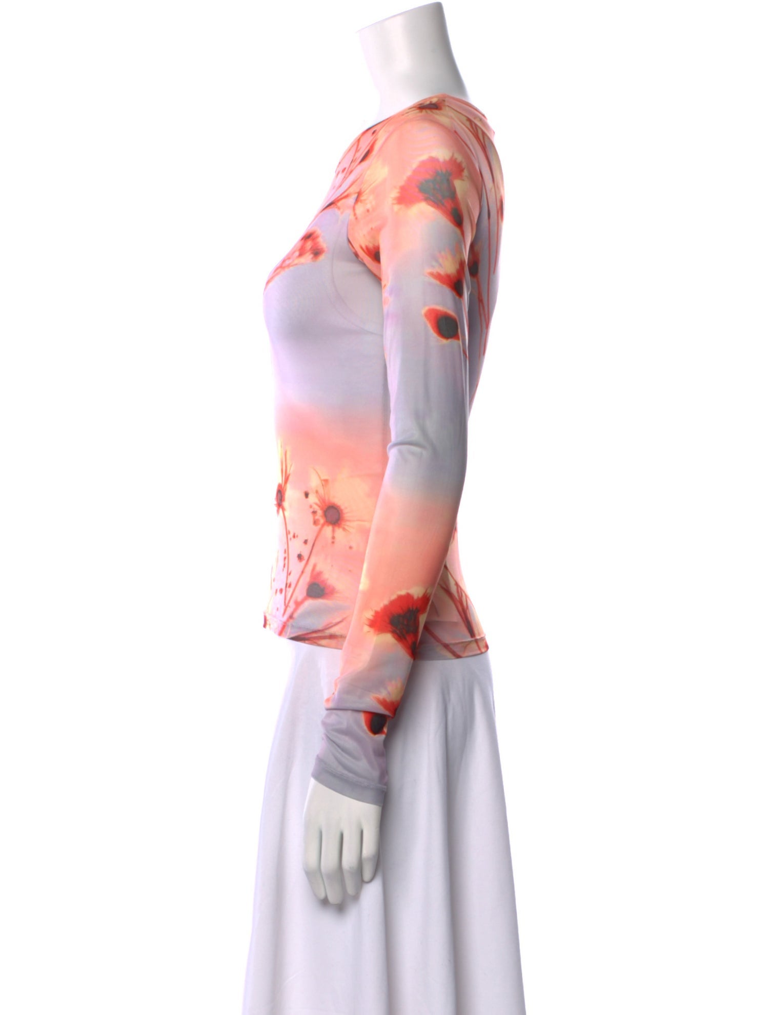 Miaou Printed Crew Neck Sweatshirt