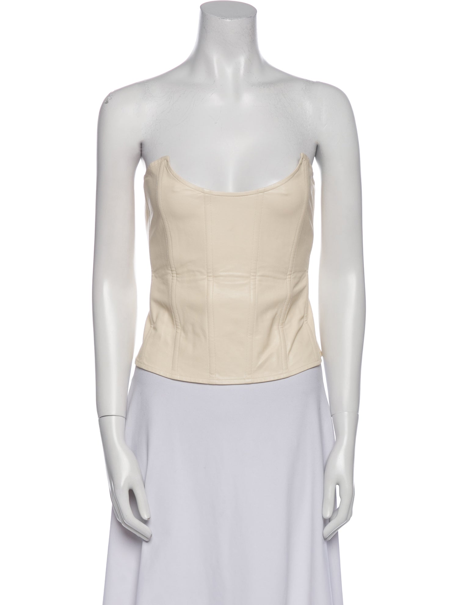 Miaou Strapless Crop Top