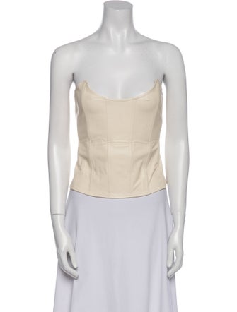 Miaou Strapless Crop Top