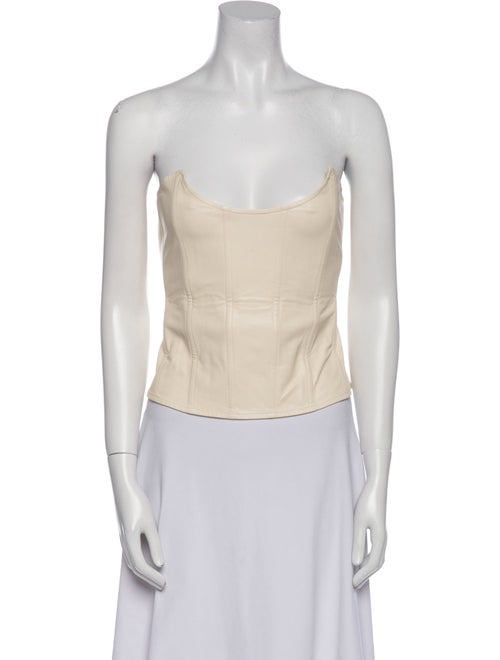 Miaou Strapless Crop Top