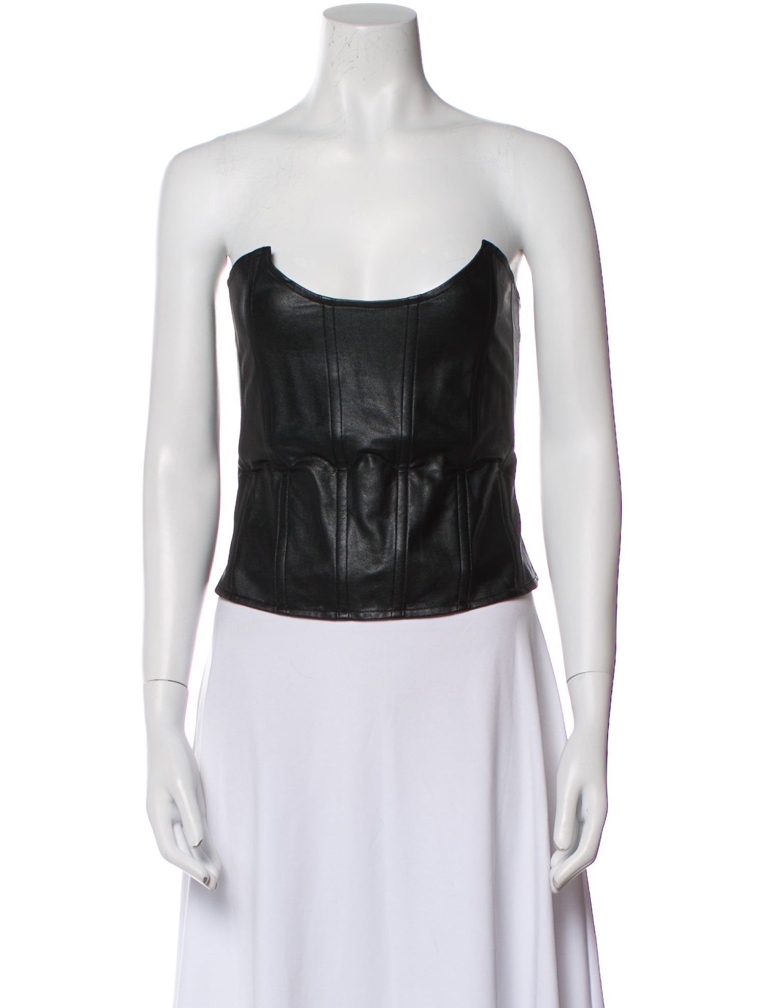 Miaou Strapless Crop Top