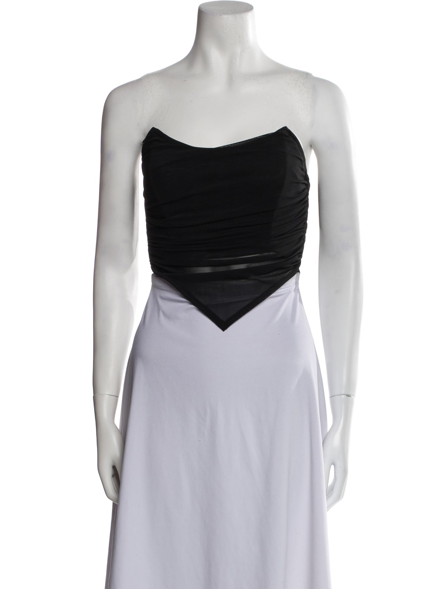 Miaou Strapless Crop Top