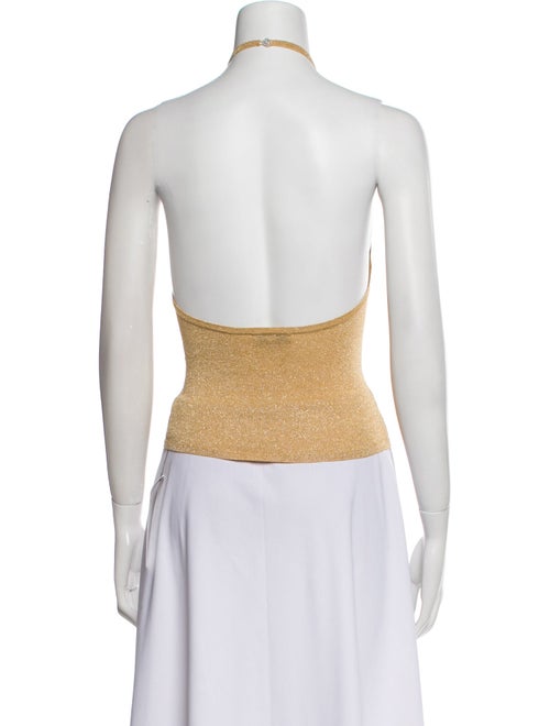 Miaou Halterneck Sleeveless Crop Top