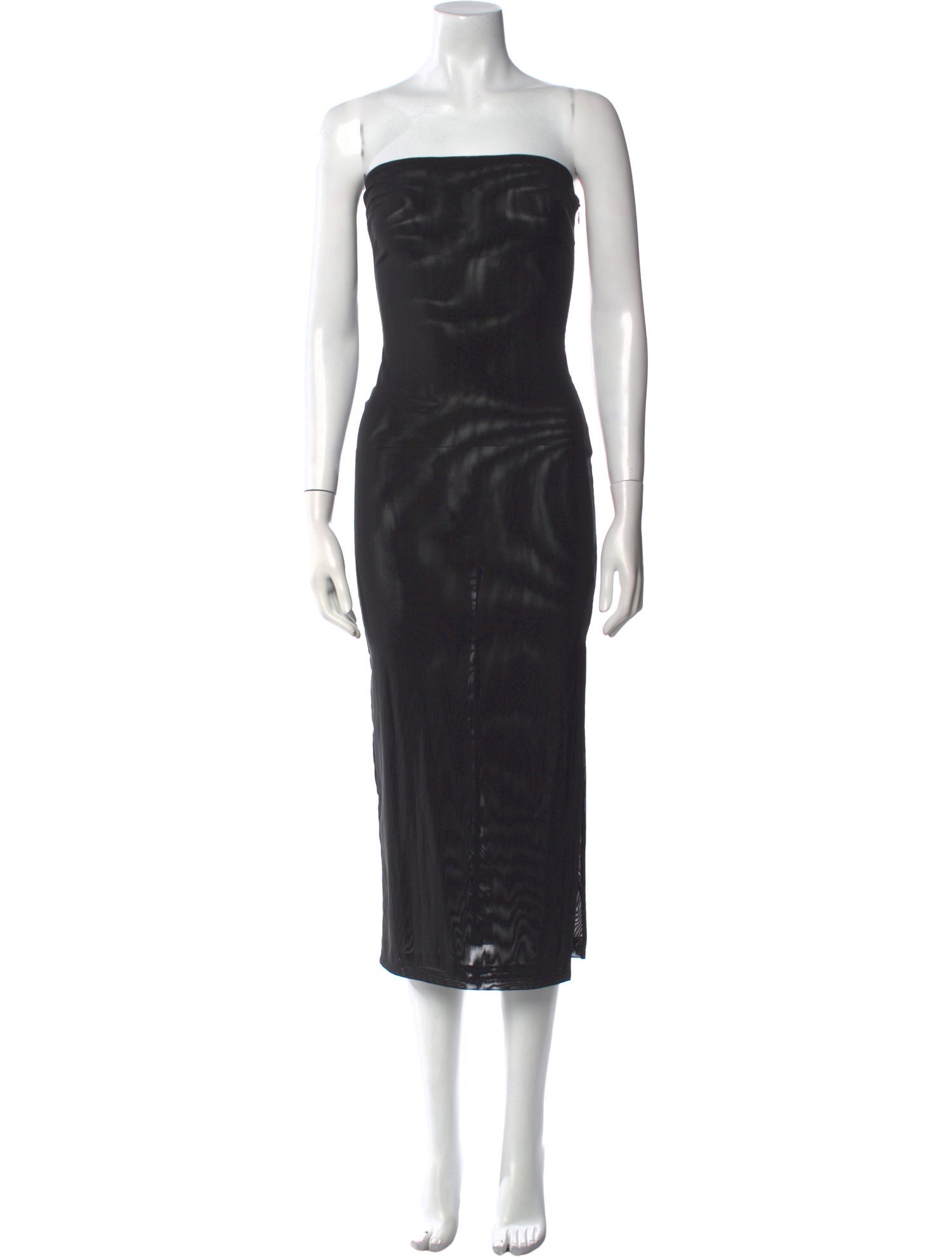 Miaou Strapless Midi Length Dress