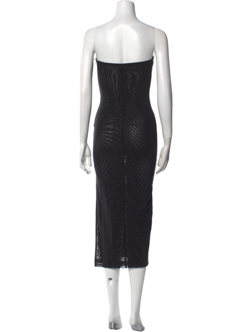 Miaou Strapless Midi Length Dress