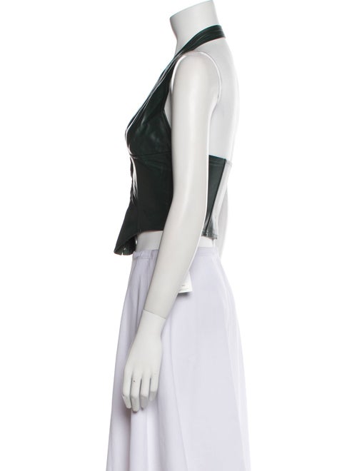 Miaou V-Neck Sleeveless Crop Top