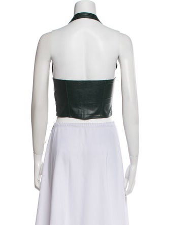 Miaou V-Neck Sleeveless Crop Top