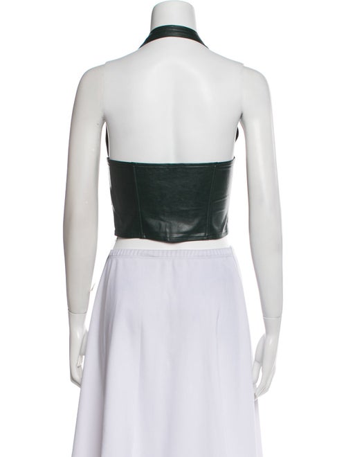 Miaou V-Neck Sleeveless Crop Top