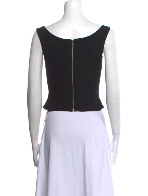 Miaou Square Neckline Sleeveless Crop Top